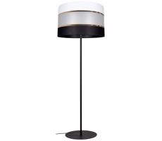 Stojací lampa CORAL 1xE27/60W/230V černá/bílá