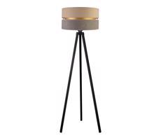 - Stojací lampa DUO 1xE27/60W/230V pr. 44 cm béžová/šedá/wenge