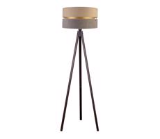 - Stojací lampa DUO 1xE27/60W/230V pr. 44 cm béžová/šedá/wenge