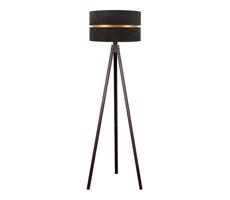 - Stojací lampa DUO 1xE27/60W/230V pr. 44 cm černá/wenge