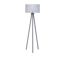 - Stojací lampa ECHO1 1xE27/40W/230V šedá/krajka