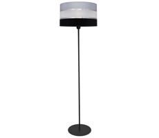 Stojací lampa HELEN 1xE27/60W/230V černá/šedá/stříbrná