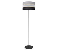 Stojací lampa HELEN 1xE27/60W/230V černá/šedá/zlatá