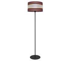 Stojací lampa HELEN 1xE27/60W/230V hnědá/černá/zlatá