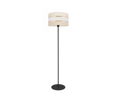 Stojací lampa HELEN 1xE27/60W/230V krémová/černá/zlatá