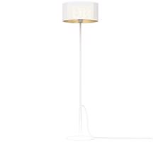 Stojací lampa LOFT SHADE 1xE27/60W/230V bílá/zlatá