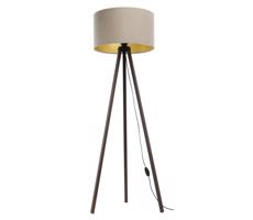 Stojací lampa STANDART 1xE27/60W/230V béžová/hnědá