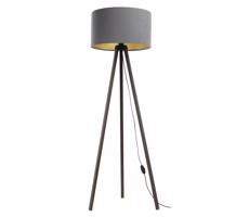 Stojací lampa STANDART 1xE27/60W/230V šedá/hnědá