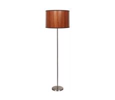 Stojací lampa TIMBER 1xE27/60W/230V hnědá/matný chrom