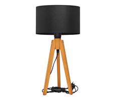 Stolní lampa ALBA 1xE27/15W/230V černá/dub