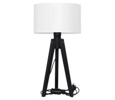 Stolní lampa ALBA 1xE27/60W/230V bílá/borovice