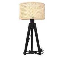 Stolní lampa ALBA 1xE27/60W/230V ratan/borovice