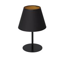 Stolní lampa ARDEN 1xE27/60W/230V pr. 20 cm černá/zlatá