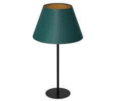 Stolní lampa ARDEN 1xE27/60W/230V pr. 30 cm zelená/zlatá