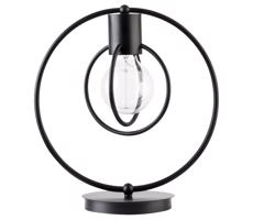 Stolní lampa AURA 1xE27/60W/230V černá