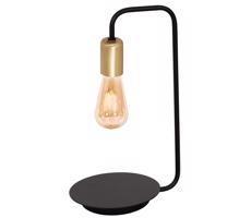 Stolní lampa BRENDA 1xE27/60W/230V černá/zlatá