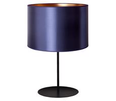 - Stolní lampa CANNES 1xE14/15W/230V 20 cm modrá/měděná/černá