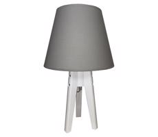 Stolní lampa CONE 1xE27/60W/230V bílá/šedá