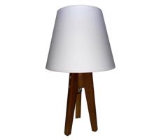 Stolní lampa CONE 1xE27/60W/230V dub bílá