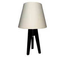 Stolní lampa CONE 1xE27/60W/230V wenge krémová