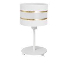 Stolní lampa HELEN 1xE27/15W/230V bílá/zlatá