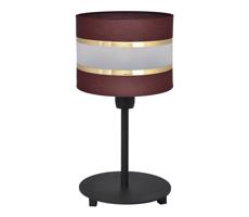 Stolní lampa HELEN 1xE27/15W/230V hnědá/černá/zlatá