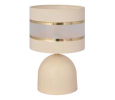 Stolní lampa HELEN 1xE27/15W/230V krémová/zlatá