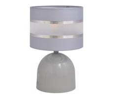 Stolní lampa HELEN 1xE27/15W/230V šedá/stříbrná