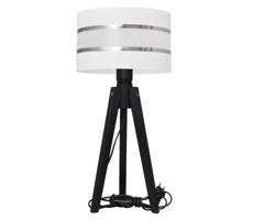 Stolní lampa HELEN 1xE27/60W/230V bílá/chrom/borovice