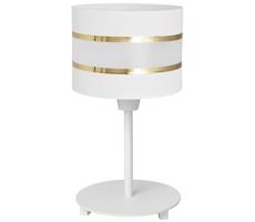 Stolní lampa HELEN 1xE27/60W/230V bílá/zlatá