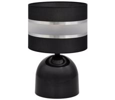 Stolní lampa HELEN 1xE27/60W/230V černá/stříbrná