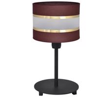 Stolní lampa HELEN 1xE27/60W/230V hnědá/černá/zlatá