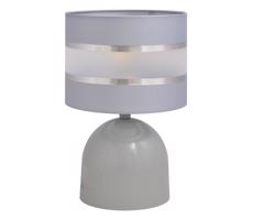 Stolní lampa HELEN 1xE27/60W/230V šedá/stříbrná