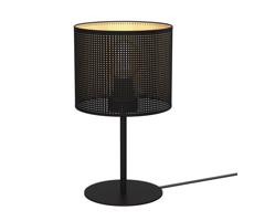 Stolní lampa LOFT SHADE 1xE27/60W/230V pr. 18 cm černá/zlatá