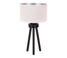 - Stolní lampa LYON 1xE27/15W/230V pr. 30 cm krémová