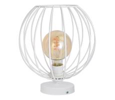 Stolní lampa MERCURE 1xE27/60W/230V bílá