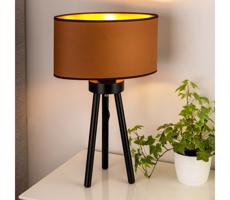 - Stolní lampa OVAL VEGAN 1xE27/15W/230V hnědá