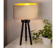 - Stolní lampa OVAL VEGAN 1xE27/15W/230V krémová