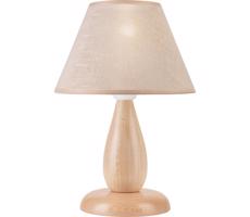 Stolní lampa PERA 1xE27/60W/230V béžová/buk