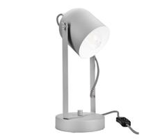 Stolní lampa SURI 1xE27/60W/230V šedá