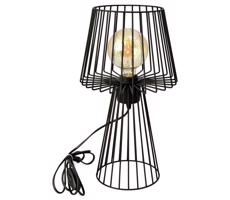 Stolní lampa TORRI 1xE27/15W/230V černá