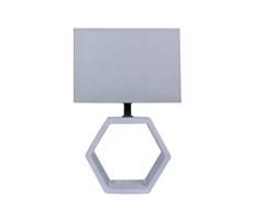 Stolní lampa VIDAL 1xE27/40W/230V šedá