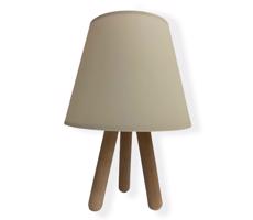 Stolní lampa WOOD 1xE27/60W/230V béžová