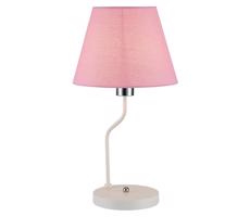 Stolní lampa YORK 1xE14/60W/230V růžová/bílá