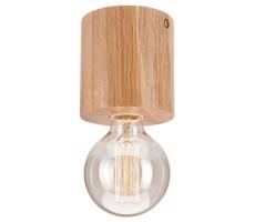 Stropní svítidlo OAK 1xE27/60W/230V dub pr. 10,5 cm