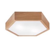 Stropní svítidlo OAK HEX 2xE27/60W/230V pr. 43 cm dub