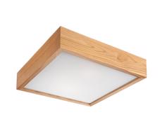 Stropní svítidlo OAK SQUARE 1xE27/60W/230V dub 27,5 cm