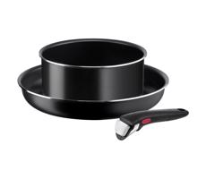 Tefal Tefal - Sada nádobí 3 ks INGENIO EASY COOK & CLEAN BLACK