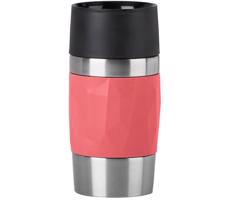 Tefal Tefal - Termohrnek 300 ml COMPACT MUG nerez/červená