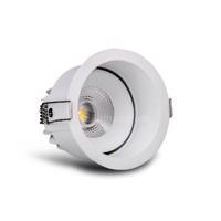 TESLA - LED výklopné podhledové svítidlo 90mm 10W 230V 710lm 3000K Ra 82 36D DR091030-236 Teplá bílá